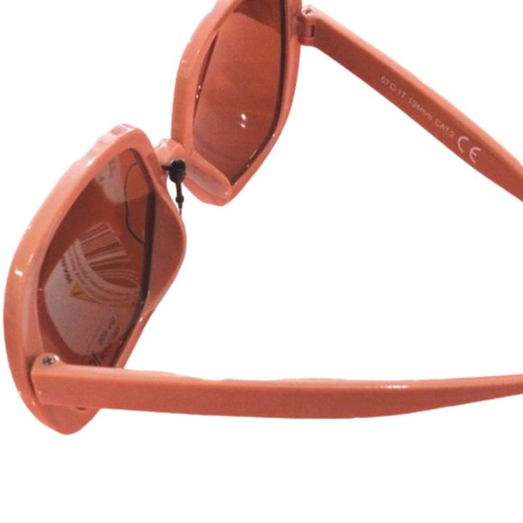 Sunglasses Light Brown Tan Oversized Round Square Rectangle Full Rim - Picture 5 of 15